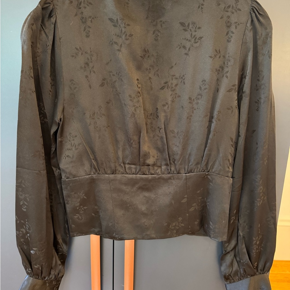 Realisation Par Black Button-Up Women's Top - Picture 2 of 6